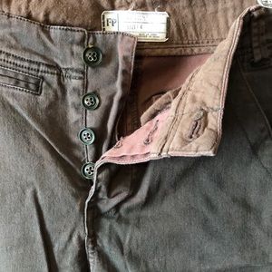 Green free people pants